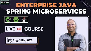 Enterprise Java Spring Microservices Live Course Announcement