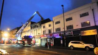 Fire at rear of restaurant on London Road, Liverpool