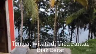 Tempat Wisata Urfu pantai,Gereja Tua. Biak Barat