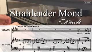 Strahlender Mond, Karaoke, Piano Accompaniment, Der Vetter aus Dingsda,