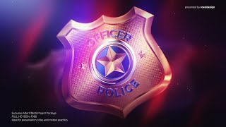 Best Police Badge Opener 2021 - 100% After Effects