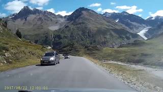 Mit dem Auto von Kaunertaler Gletscher nach Kaunertal (2750-1287 m)