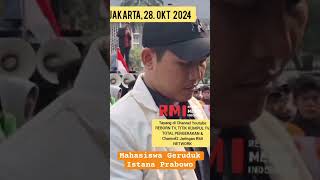 Mahasiswa Geruduk Istana Prabowo... Yang Benar Aja #fypシ゚viral #news #presiden2024  #komando