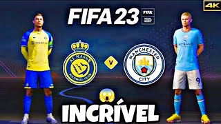 FIFA 23- Al NASSR vs MANCHESTER CITY !cristiano Ronaldo x halland /#fifa23  #alnassr #manchestercity