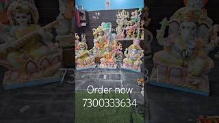 दीपावली स्पेशल लक्ष्मी जी गणेश जी सरस्वती जी marble Murti statue #deepawalispecial #laxmi