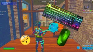 SteelSeries Apex Pro TKL🤩 Keyboard & Mouse Sounds ASMR😴Fortnite Titled Towers Gameplay 360FPS 4K🏆