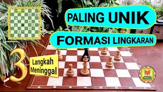 kunci jawaban problem catur 3 langkah mati  paling unik (formasi lingkaran) #kunciproblemcatur