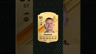 Halaand ratings in EA Sports fc 24 #easportsfc24 #easportsfc #eafc24 #fifa24