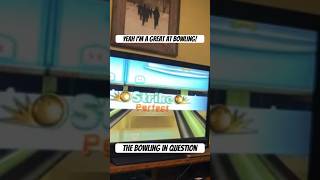 When I got a 300 in Wii Bowling! (The Unspecified Show) #challenge  #gaming #youtubeshorts #youtube