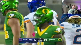 NCAA Top Running Back Ashton Jeanty vs. Oregon | My Reaction to His Dominant Performance! 🏈🔥