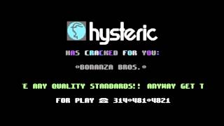 Hysteric - Bonanza Bros. Crack Intro (C64 1992)