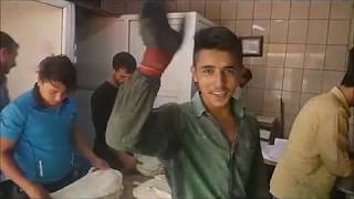 Tandır Lavaş Fırını,  baking in a tandoor in Kars (Turkey)