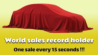 Which car has the best sales record in the world? And every 15 seconds a device has been sold