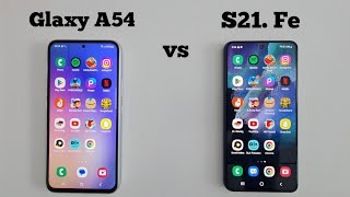 Samsung A54 vs s21 Fe Speed Test || in 2024