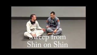 Shin On Shin Position - Sweep to Pass