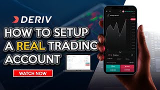 How to Create a LIVE TRADING ACCOUNT on Deriv | Make DEPOSIT and WITHDRAWAL