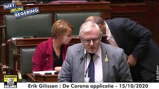 Erik Gilissen : De Corona applicatie - 15/10/2020