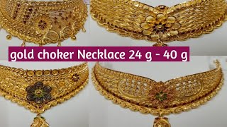 gold necklace design/gold choker necklace model. gold choker necklace collection like a grt