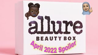 Allure Beauty Box  April Spoiler 2022 | First Spoiler