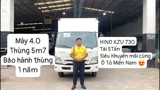 Hino XZU730 | XE NHẬP NHẬT BẢN - HỮU NHÂN - 0794.742.787 | TẢI 5Tấn - Thùng 5m7 #hino #otomiennam