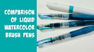 Comparison of Liquid Waterbrush Markers