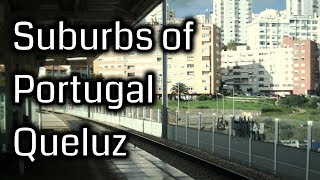 off the beaten path - Queluz train station in Portugal, Lisbon suburbs