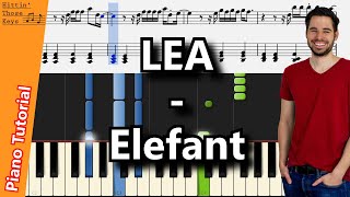 LEA - Elefant | Piano Tutorial | German