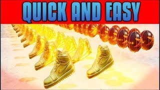 How to Collect 50 Shoes, Basketball, and Coins In Creative EASY & FAST! (Fortnite Challenges)