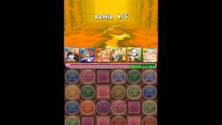 パズドラ　大泥棒降臨!　地獄級　周回用イシス麒麟PT 3分台