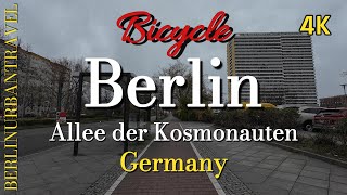 Berlin | Alle der Kosmonauten 🇩🇪 Bike Ride - Germany 4K