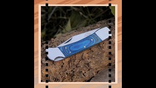 Handmade Custom Pocket Knife with Diamond Wood Handle & Sheath Personalized