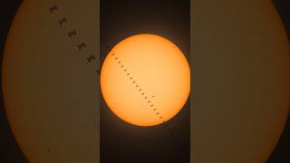 I captured the ISS transit by my telescope #shortsfeed #youtubeshorts #shorts