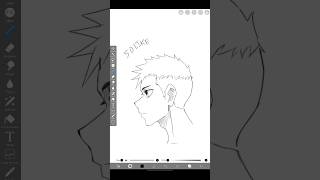 How to draw anime face easily!!🔥 #ibispaintx #art #cringe #speedpaint #cringeart