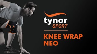 KNEE WRAP NEO (4 01) for compression and supporting knee muscles during sports, gyming & training.