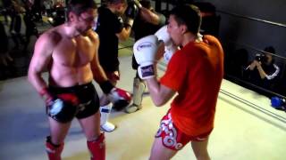 Muay Thai Sparring at Eight Points Interclub Open 02/06/2016