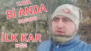 Hava Bi Anda Soğudu~İlk Kar Yağdı~Sabah Kırağı Çiğ Yağması Küçükbaş Hayvana Etkisi