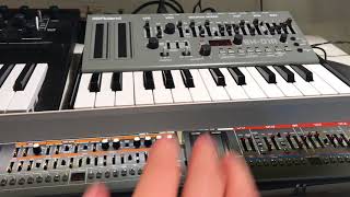 Nitzer Ebb - Join In The Chant (Instrumental cover, Roland Boutique SH-01A TR-09 AIRA TR-8 MX-1)