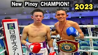 LATEST  NEW  pinoy  CHAMPION!  UNDEFEATED  prospect  ng  JAPAN  sira  ANG  RECORD  sa  PINOY