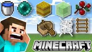 All mlgs in one video! minecraft mlg, water bucket, ender pearl, haybale, slime block, cobweb, boat.