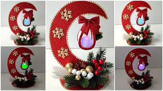 DIY Candle Holder Craft Idea 🎀 Christmas decorations ideas | Easy Home Decor Idea