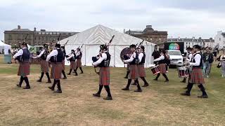 Strathendrick Pipe Band at Pipes in the Park 2023, Low Green, Ayr