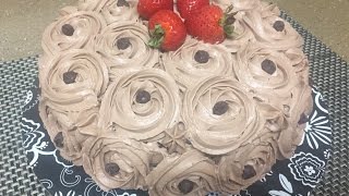 Devil's Food Cake - Chocolate Cream Cheese Frosting