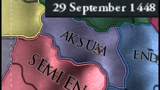 speed forming Aksum in 4 years (the cursed way) EU4 1.36