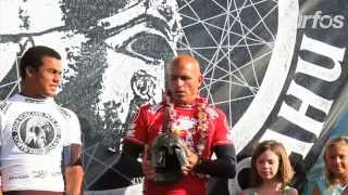 kelly Slater win at the Volcom Pipe Pro 2014