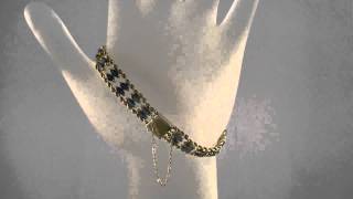 Estate 7ct Marquise Blue Sapphire 14k Yellow Gold Bracelet ebay 120735976195