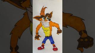 Малюємо Crash Bandicoot #shortvideo #short #shorts #drawing #crashbandicoot