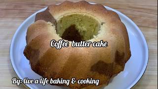 Simple coffee butter cake