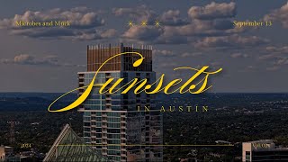 Austin's Friday Night Sunset: Aerial Views