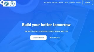 How to Create Business Course Website In WordPress Using Kadence