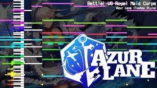 【MIDI】「Battle! VS Royal Maid Corps」| Azur Lane | Touhou Style (Azur Lane x Touhou)